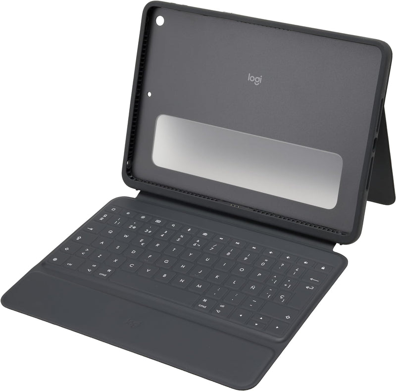 Logitech Rugged Folio für iPad (7., 8. und 9. Generation) – Schutzcase mit Smart Connector und strap