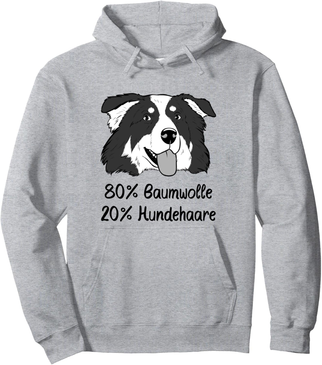 Australian Shepherd Pulli 80% Baumwolle 20% Hundehaare Pullover Hoodie