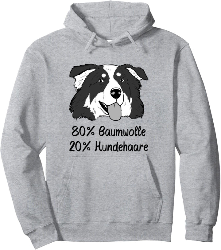 Australian Shepherd Pulli 80% Baumwolle 20% Hundehaare Pullover Hoodie