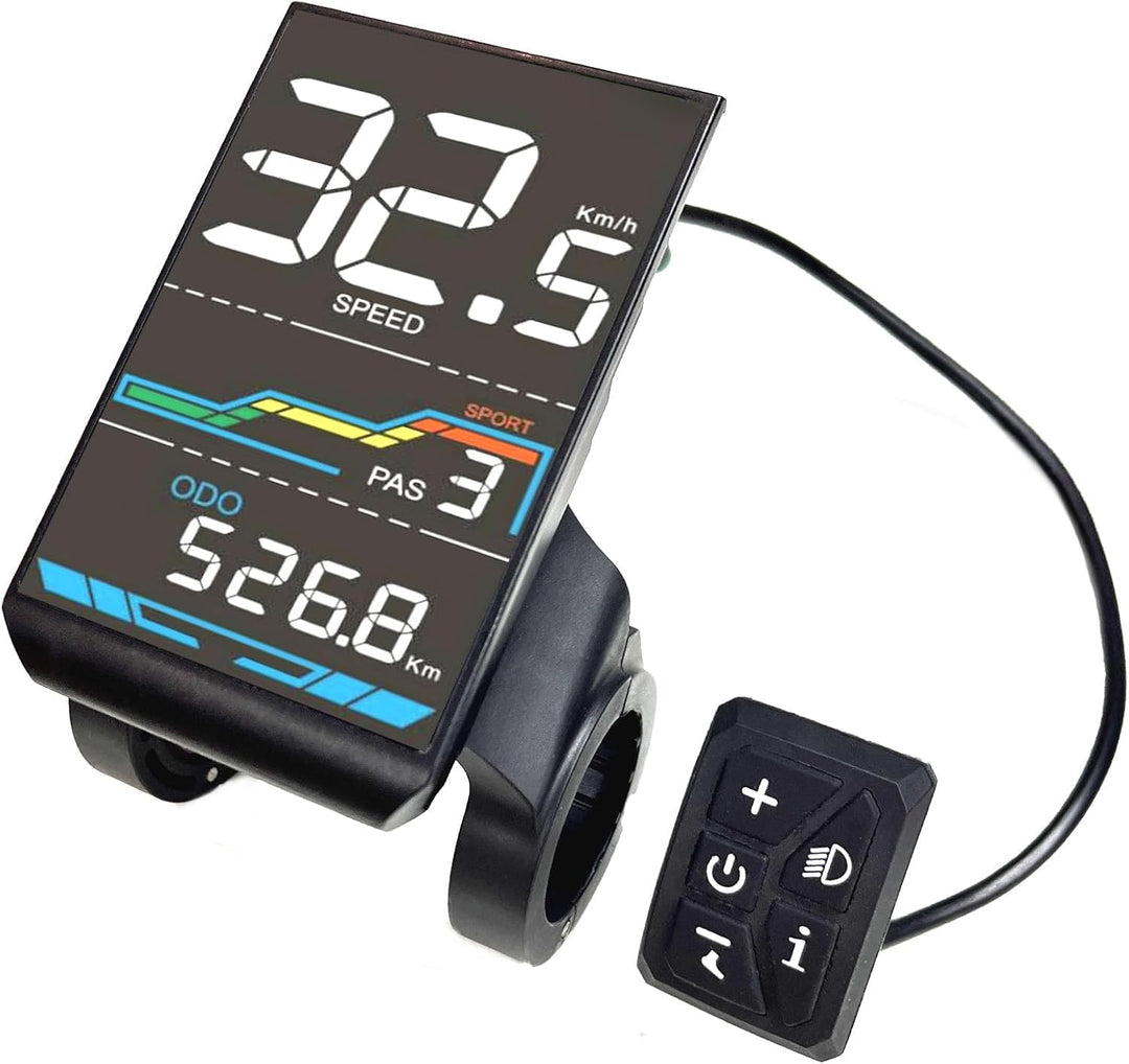 HillMiles MileCity 1/MilePort 1/MileTrail 1 Elektrofahrrad Universal LCD Display