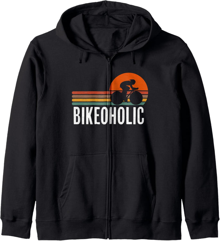 Rennrad Bikeoholic Bike Racing Strassenrennen Kapuzenjacke