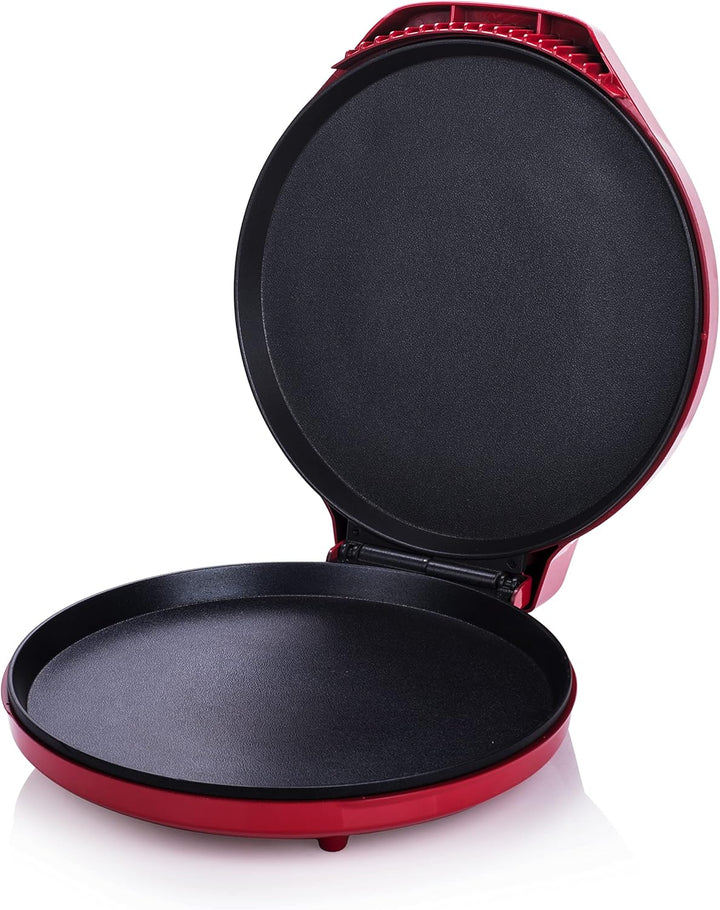 Princess Pizza Maker mit 30 cm Durchmesser – mit antihaftbeschichtete Platten für frische und tiefge