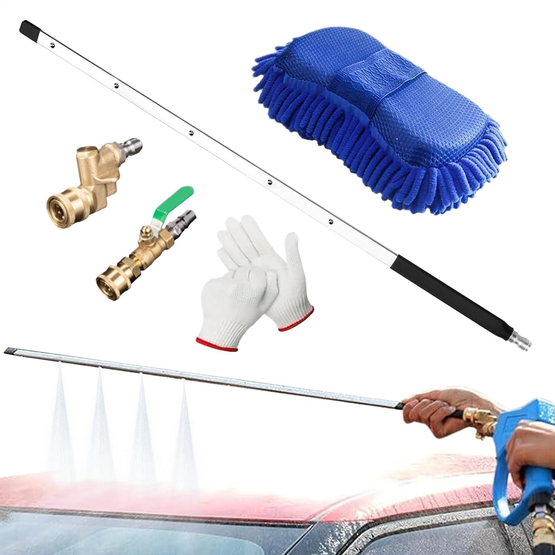 Kühler Reinigungsstab,Hochdruckstab | 60cm Waschlanze Mit Düsenspitzen Schnellkupplungen Für Heizung