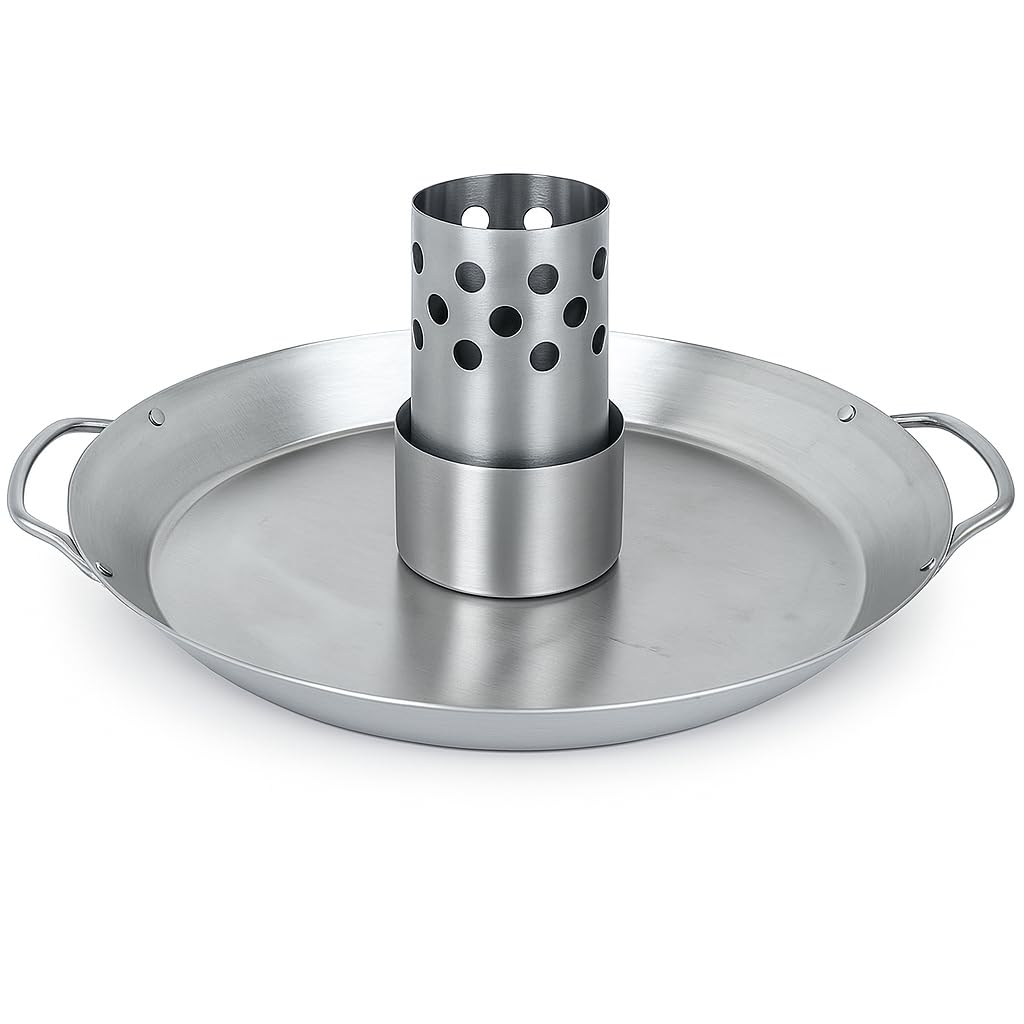 Hähnchenbräter für Backofen & Grill aus Edelstahl, Hähnchenhalter für Ofen, Bierdose Hähnchengriller