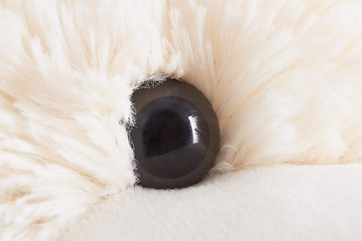 BRUBAKER XXL Teddybär 100 cm gross - Weiss - Stofftier Plüschtier Kuscheltier, Weiss