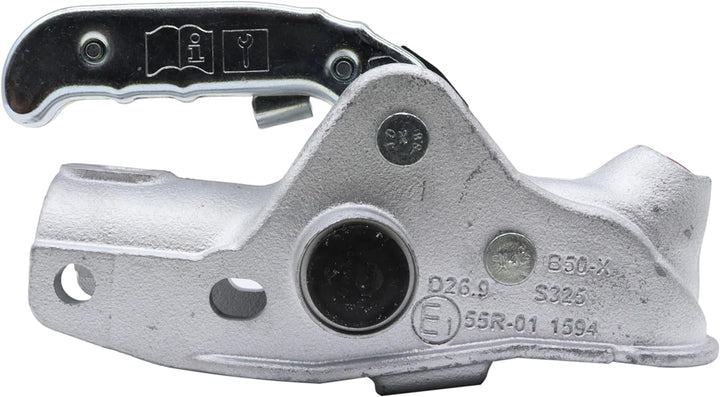 p4U AL-KO Zugkugeklupplung Kugelkupplung AK 301 3000 kg Guss Profi 50 mm Rundrohr 1221746 Alko