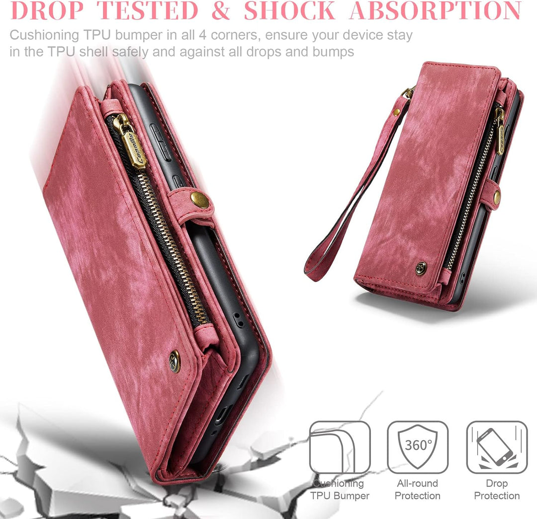 UFinetech Samsung A33 Hülle, Flip Leder TPU Stossfeste Kartenfach Tasche Samsung Galaxy A33 5G Handy