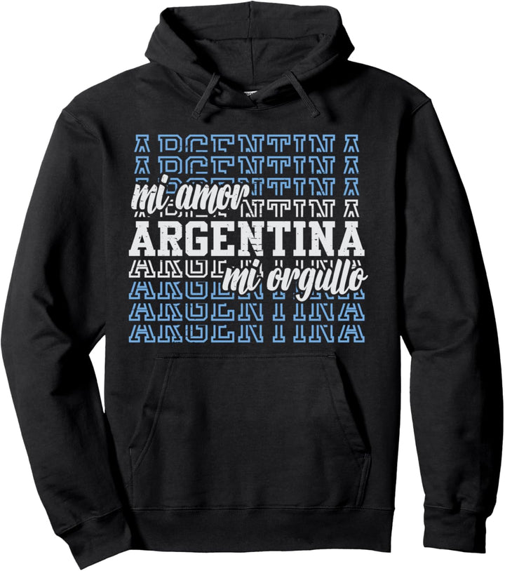 Argentina mi amor mi orgullo in and outline Pullover Hoodie