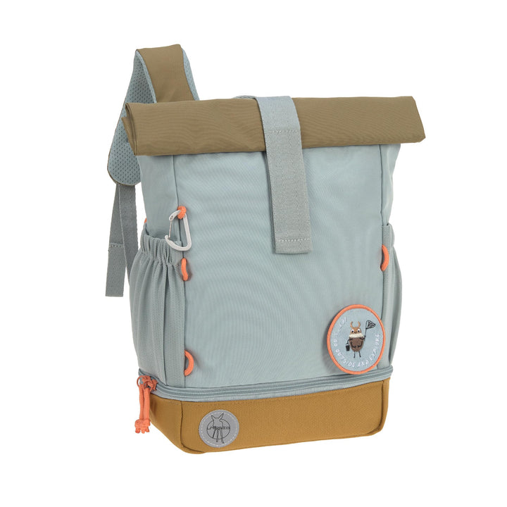 LÄSSIG Kindergartenrucksack Kinderrucksack Rolltop mit Brustgurt wasserabweisend, 11 Liter/Mini Roll