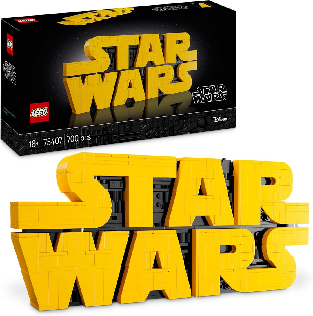 LEGO Star Wars 75407 Star Wars Logo Steinen - Bauset für Erwachsene zum Sammeln - Popkultur-Modell -