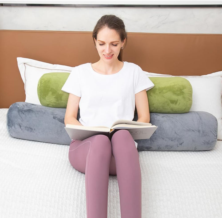 Body Pillow for Adults, Full Body Pilllow for Sleeping, Long Round Cervical Pillow, Bolster Side Sle
