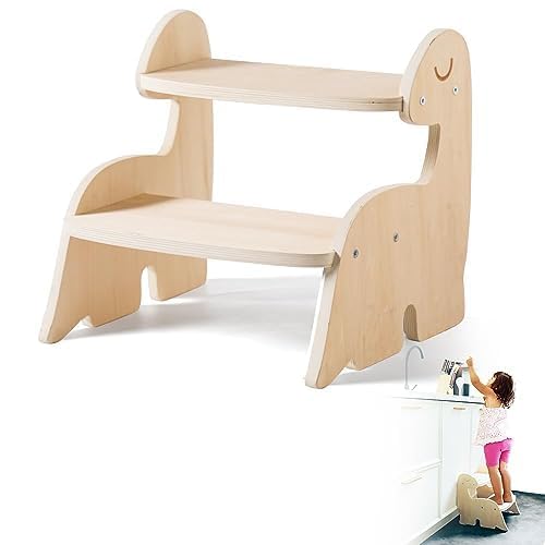 Promise Babe Tritthocker Kinder Holz Lernturm Montessori Holz Lernturm Für Kinder Dinosaur Baby Trit