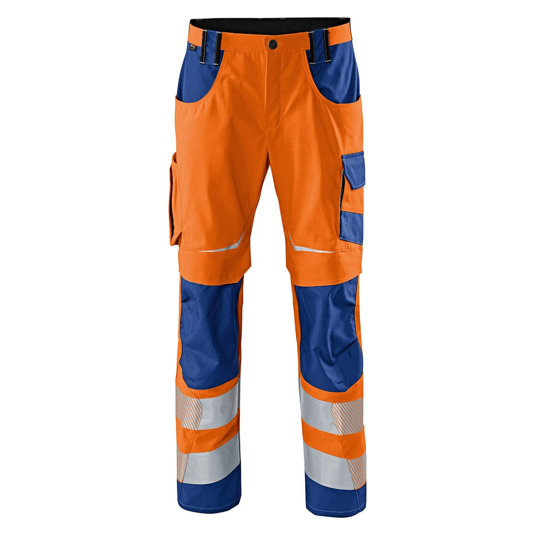 KÜBLER Workwear KÜBLER REFLECTIQ Arbeitshose PSA 2 warnorange/Kornblumenblau Warnorange/Kornblumenbl