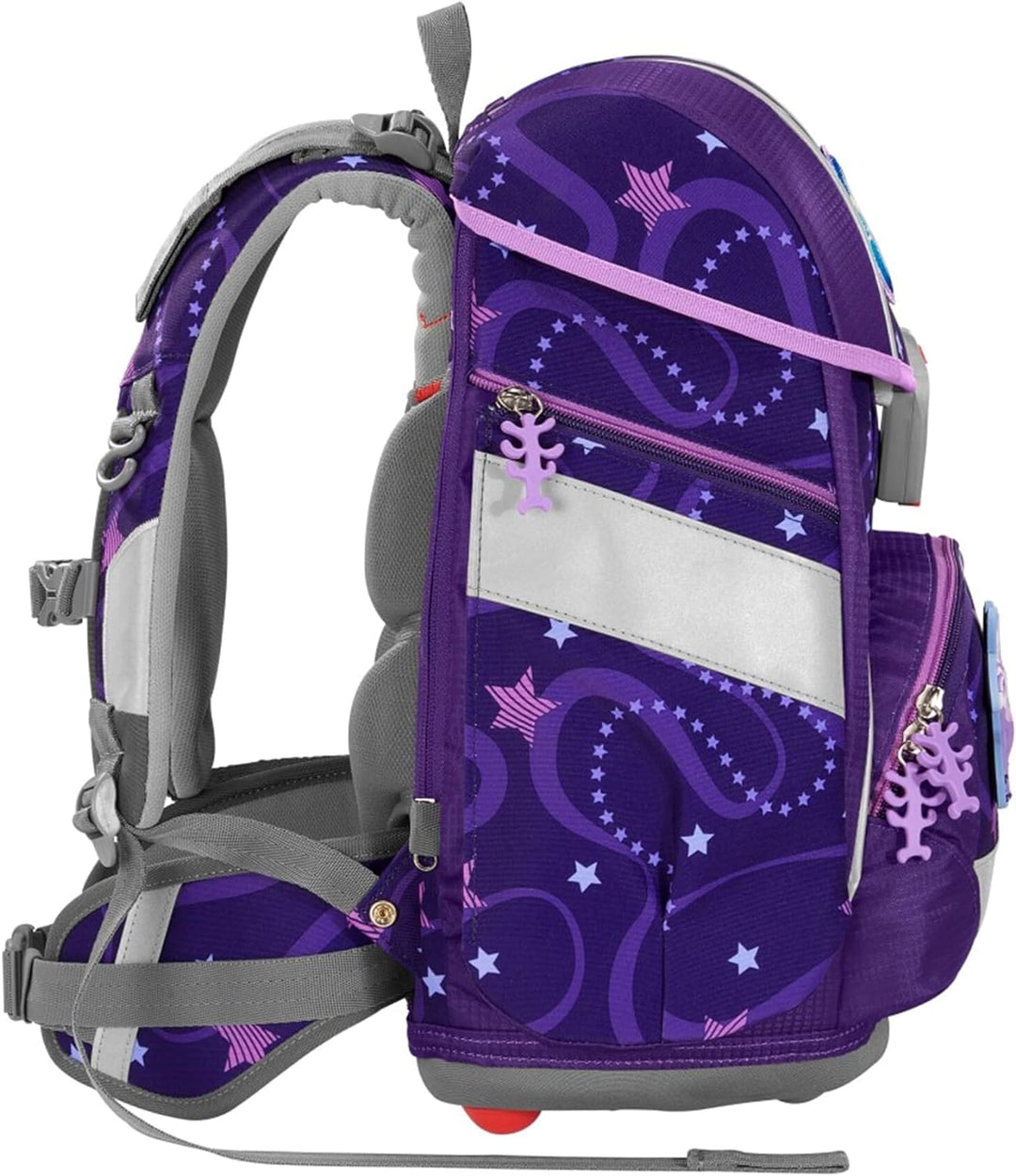 Step by Step Schulranzen-Set 2IN1 Plus, Pegasus Emily, 6-teilig, ergonomischer Tornister mit Reflekt