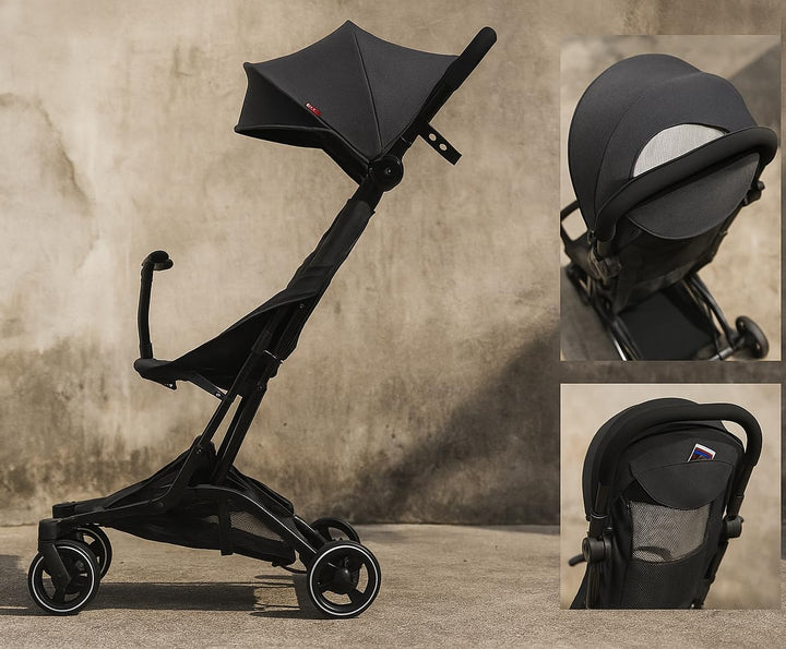 Kinderwagen Bebe2luxe PIKO Ultra kompakt und leicht, Flugzeugkabine von 6 Monaten bis 22 kg BEBE2LUX