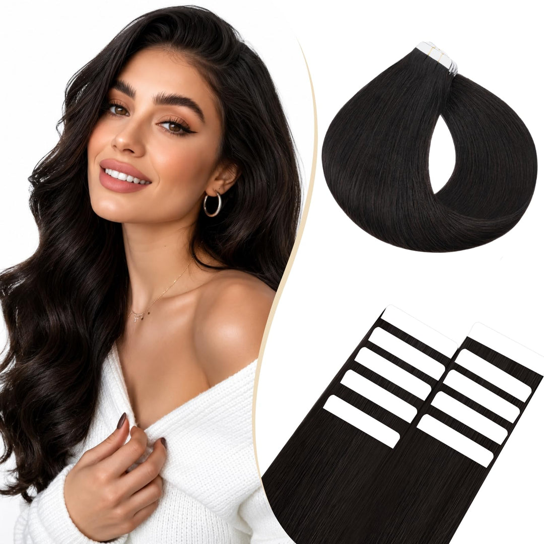 Rich Choices Tape Extensions Echthaar Extensions Tape Haarverlängerung Echthaar Tape in Extensions K