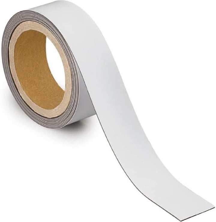 Maul 6523702 Kennzeichnungsband, magnetisch, 3000 mm x 4 cm, 1 mm, weiss, 4 cm