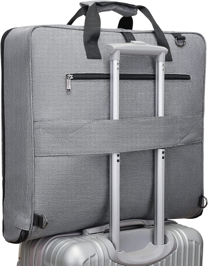 MODOKER Anzuggepäck Kleidersack mit Schultergurt, Anzug Handgepäck Tasche Hängende Koffer Kleidersäc