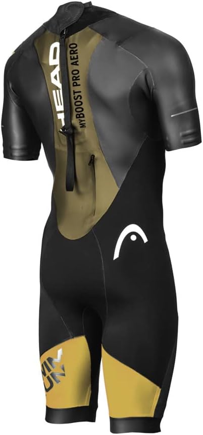 HEAD Damen Sr Myboost Pro Aero 4.2.1, 5 Lady Neoprenanzug L Schwarz gold, L Schwarz gold