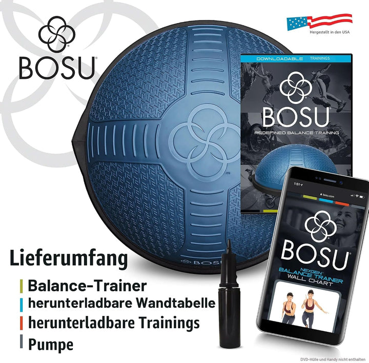 BOSU NexGen Balance-Trainer für Zuhause, ideal für präzise Körperhaltung und Cueing für Cardio-, Bew