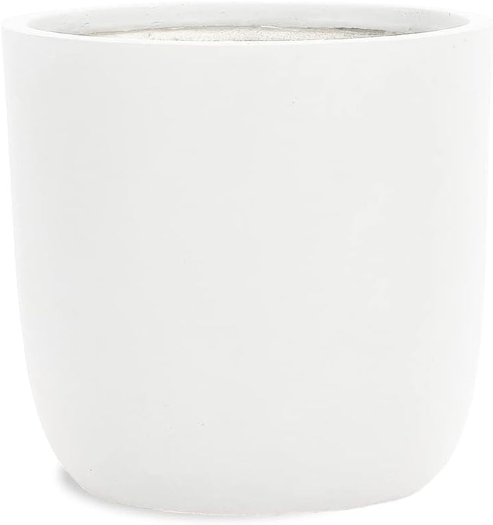 Pflanzwerk® Pflanzkübel Fiberglas Weiss Cup Ø27x26cm *Frostbeständige Blumenkübel* *Deutsche Premium