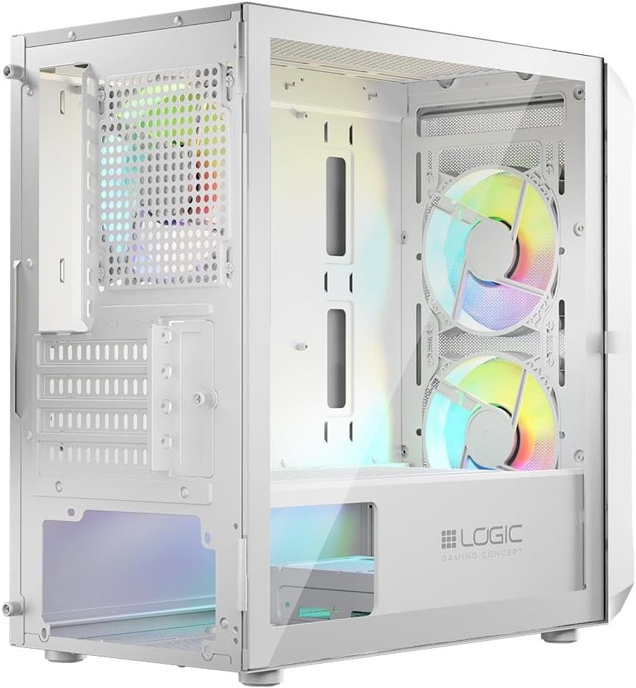 Logic Portos ARGB Mini USB 3.0 Case White