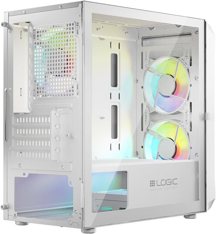 Logic Portos ARGB Mini USB 3.0 Case White