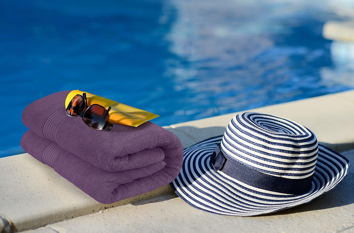 Utopia Towels - 2er Grosses Badetuch mit Aufhänger - 100% gekämmte ringgesponnene Baumwolle, sehr sa