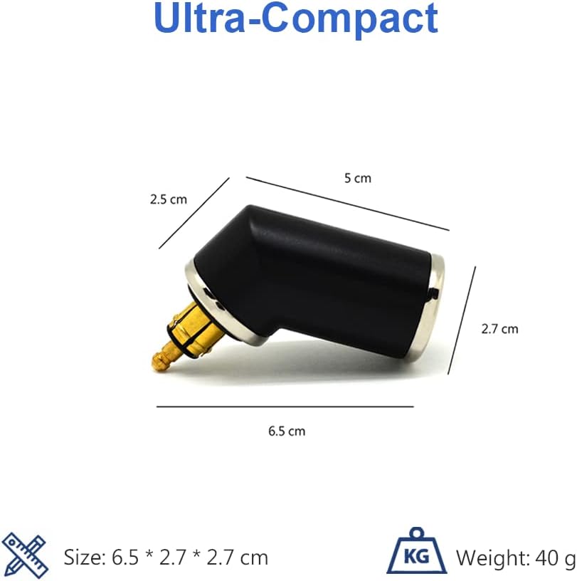 Cliff Top-Motorrad Typ C DIN (Hella) USB-Ladegerät, kompatibel mit BMW Motorrädern (Typ C kurz abgew