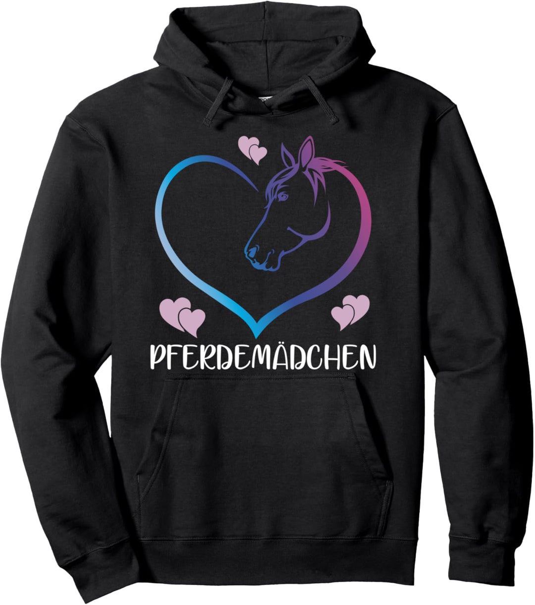 Reiten Pferdemädchen Pferde Lustiges Reiter Spruch Pullover Hoodie