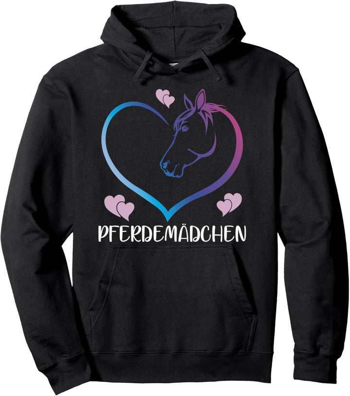 Reiten Pferdemädchen Pferde Lustiges Reiter Spruch Pullover Hoodie