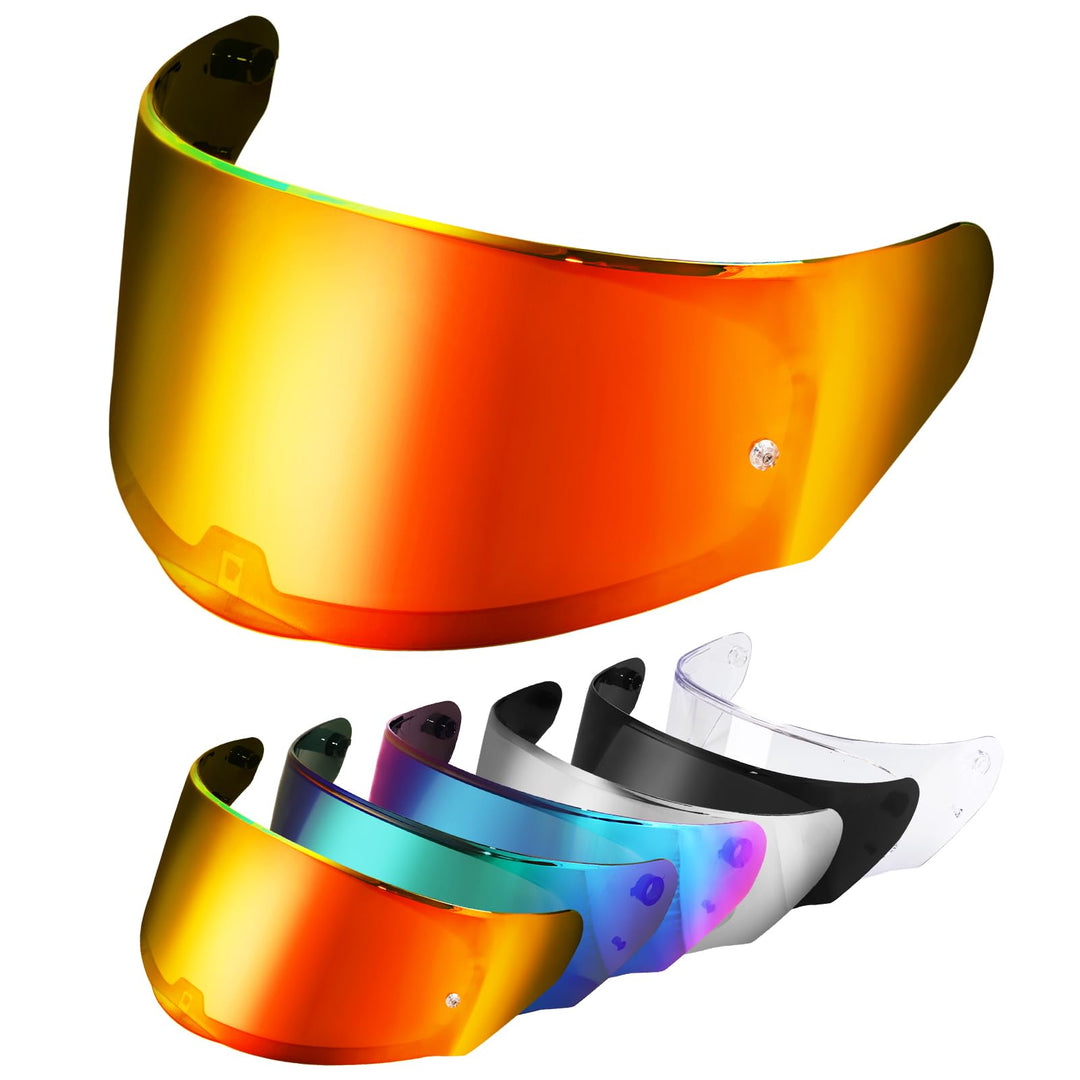 Helmvisier für LS2 FF328/FF353/FF800,Motorradhelm Visier,Motorrad Windschutz Helm Objektiv Visier Vo
