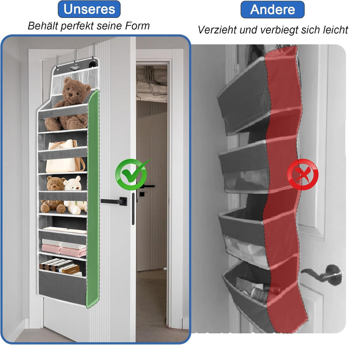 Küchenschrank Organizer Tür mit 5 Fächern - Schuhregal Tür Hängend für Bad, Küche, Kinderzimmer - Hä