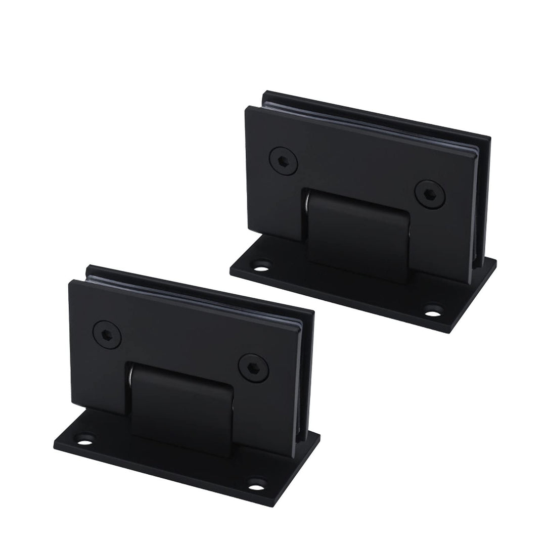 WANLIAN 2pcs Heavy Duty 90 Grad Glastür Schrank Vitrine Schrank Klemme Glas Duschtüren Scharnier Ers