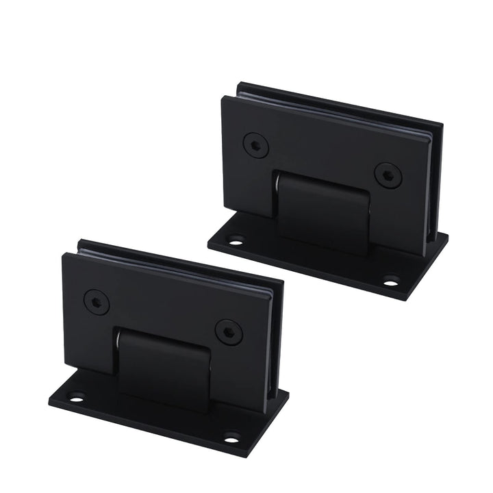 WANLIAN 2pcs Heavy Duty 90 Grad Glastür Schrank Vitrine Schrank Klemme Glas Duschtüren Scharnier Ers
