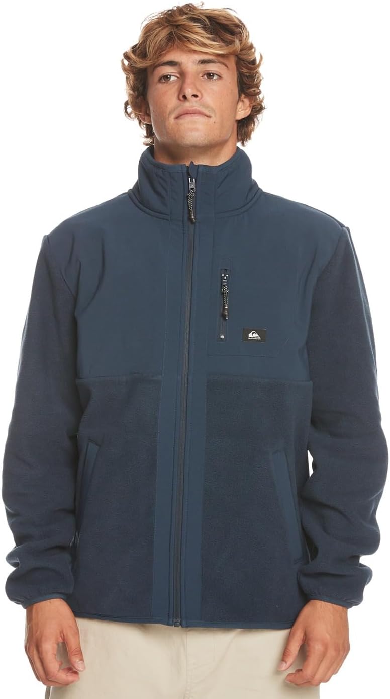 Quiksilver Herren Fz Polar Sweatshirt (1er Pack) XS Navy Blazer, XS Navy Blazer