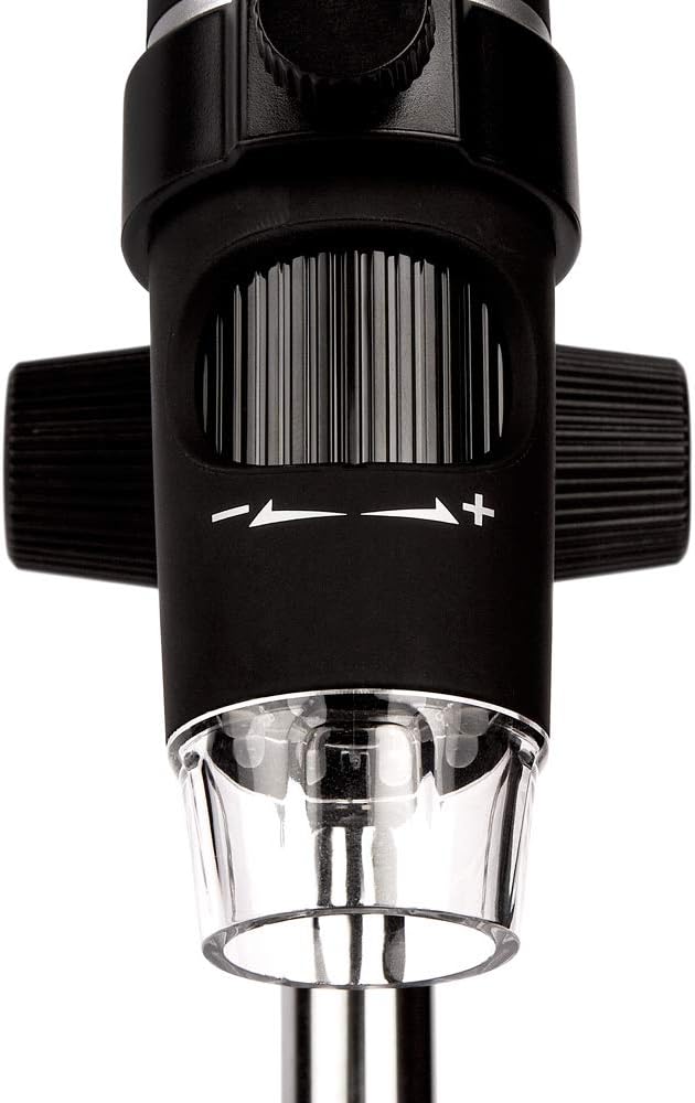Veho Discovery DX-2 Digitales USB-Mikroskop, 3 MP, 500-fache Vergrösserung, Fotoaufnahme, Videoaufna