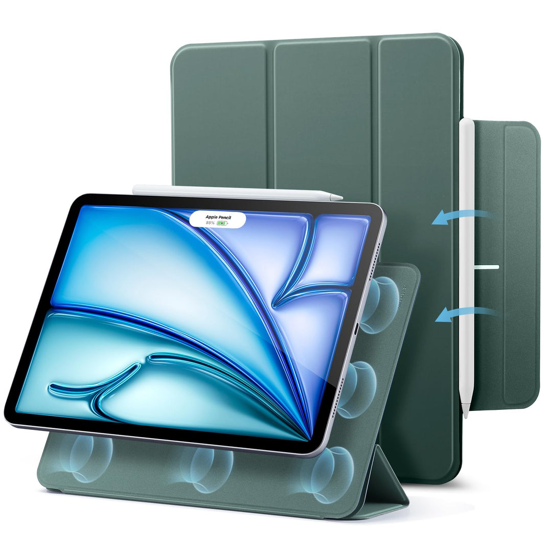 ESR für iPad Air 11 Zoll 2026 Hülle M4/M3/M2, iPad Air 5/4 Hülle (2025/2024/2022/2020) Starke Magnet