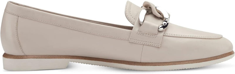 Tamaris Damen Slipper, Frauen Slip On,TOUCHit-Fussbett 41 EU Ivory Leather, 41 EU Ivory Leather