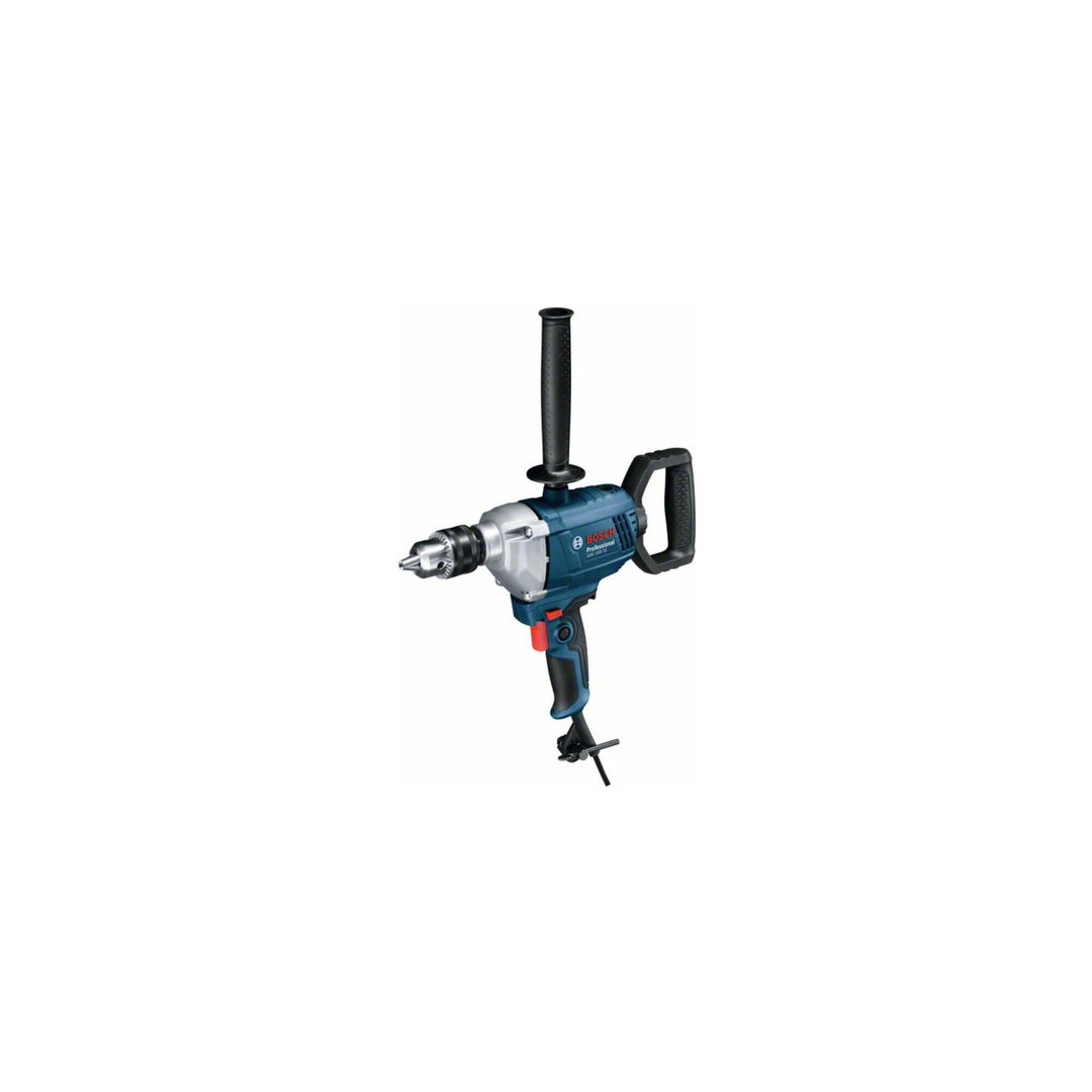 Bosch Professional Bohrmaschine GBM 1600 RE (mit 360° drehbarer D-Griff, Zusatzhandgriff, 850 Watt,