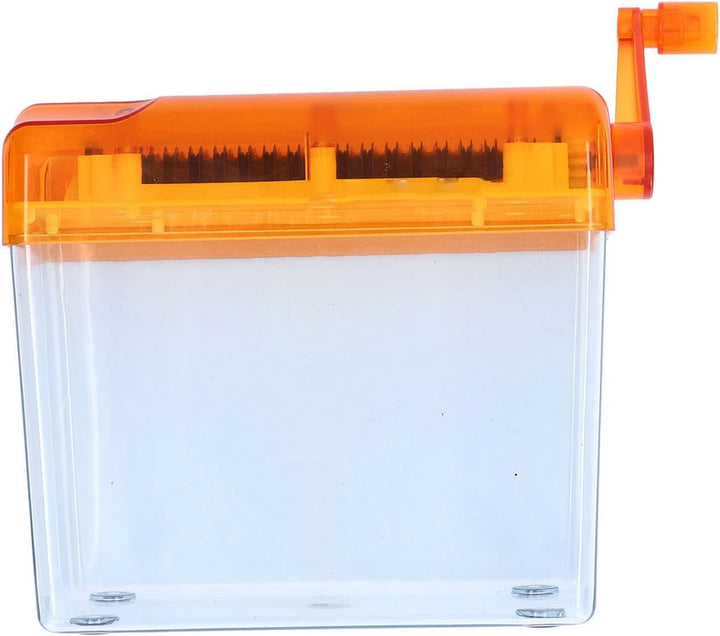 Manueller Aktenvernichter, Tragbarer Papierzerkleinerer Handkurbel Mini Hand Schredder Professionell