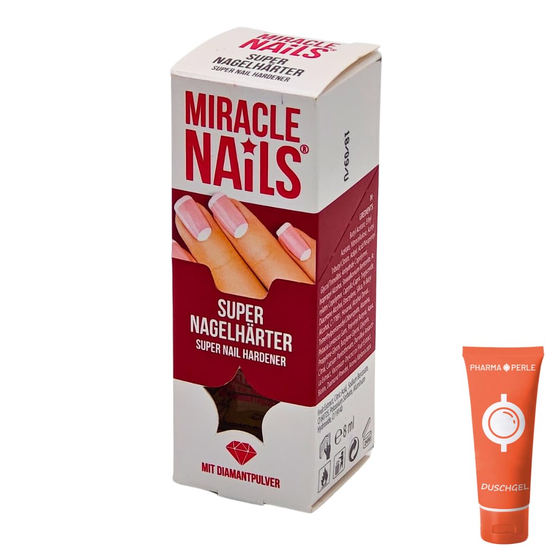 Miracle Nails Super Nagelhärter 1x 8 ml I Nagelstärker I Nagelverstärker I Nagellack I Nagelbruch I
