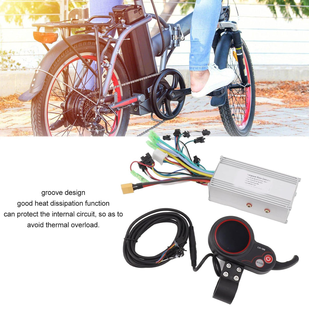 BuyWeek Elektrofahrrad Brushless Motor Controller Kit, 36V 48V 60V 1000W 38A 3 Modus Sinuswelle Cont
