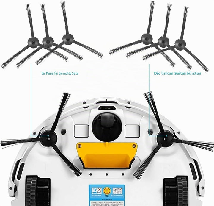 KEEPOW Ersatzteile Zubehör Kompatibel mit ILIFE V3 V3s V5 V5s V5s pro Saugroboter, Packung mit 1 Pri