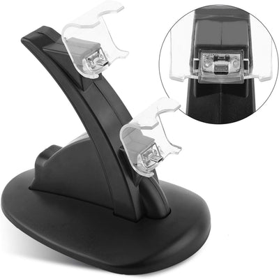 Demeras PS4-Controller-Ladeger?t USB-Dual-Ladeger?t Schnellladestation Ladestation Dock f¨¹r PS4-Con