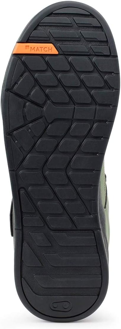 Crank Brothers Unisex Stempel Speed Lace Fahrradschuhe 44.5 EU Grün Schwarz Orange, 44.5 EU Grün Sch