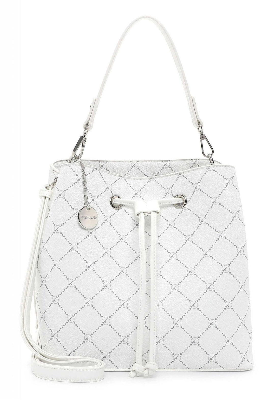 Tamaris Beutel TAS Anastasia 30902 Damen Handtaschen Print Weiss Einheitsgrösse, Weiss Einheitsgröss