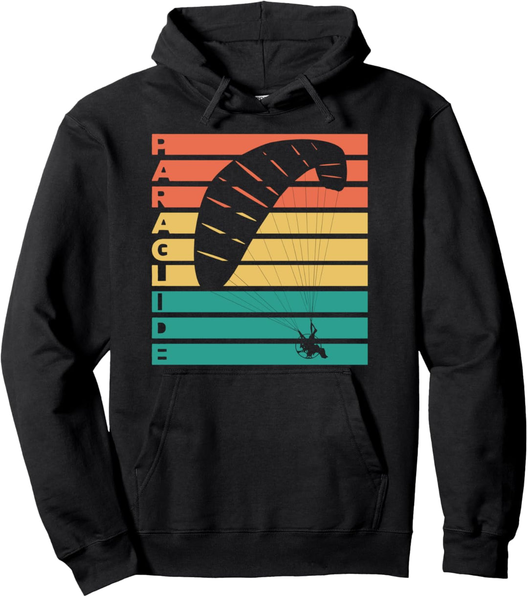 Retro Vintage Paragliding Geschenk für Paraglider Pullover Hoodie