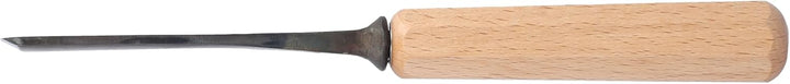 STUBAI Stemmeisen Stechbeitel Serie 52 - Form 3 | Gerades Flacheisen - 30 mm, mit Holzgriff, zum Vor