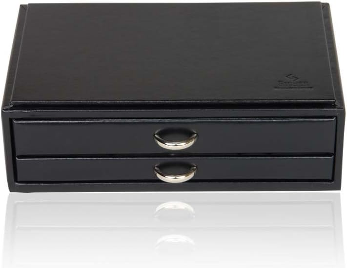 Sacher Schmuckkästchen Vario Perlenketten- & Ringbox - Schwarz
